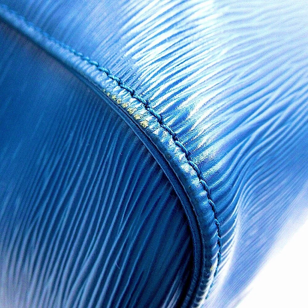 LOUIS VUITTON Blue Epi Leather Keepall 60 Boston Travel Duffel Bag SP0915 LV60